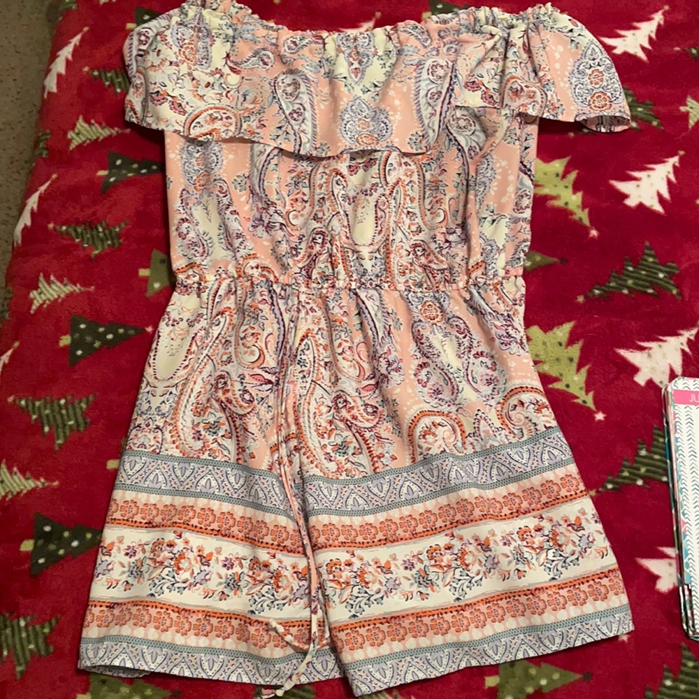 Off the shoulder romper
